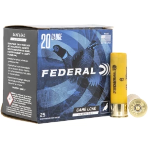 Federal H2586 Game-Shok Hi-Brass 20 Gauge 3in #6 shot 25rd box