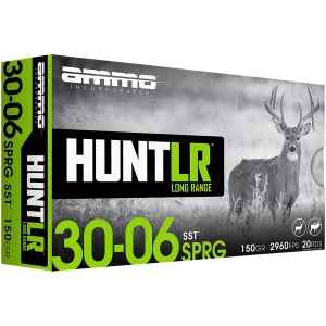Ammo Inc Hunt LR 30-06 Springfield 150 gr Super Shock Tip 20rd box