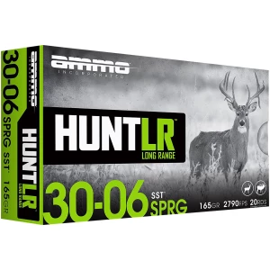 Ammo Inc Hunt LR SST 30-06 Springfield 165gr Super Shock Tip 20rd box