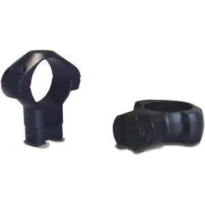 Konus 30mm high steel scope rings for 3/8-inch grooved receiver, black matte