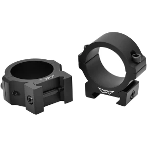 Warne Vapor Horizontal 30mm Low Matte Black Scope Rings