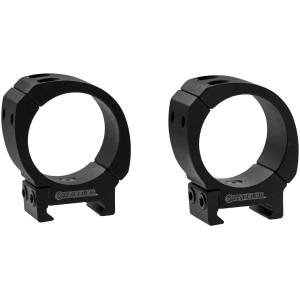 Wheeler Sporter 34mm Medium Bi-Weaver Scope Rings in black, 6061 aluminum