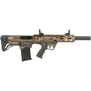 GForce Arms GFY-1 12GA bronze American flag Cerakote bullpup shotgun side view