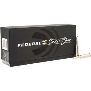 Federal Custom Shop 6.5mm Creedmoor 130gr Terminal Ascent ammunition box, 20 rounds