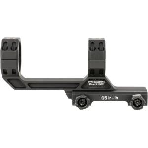 Sig Sauer Alpha MSR 30mm scope mount in black on white background