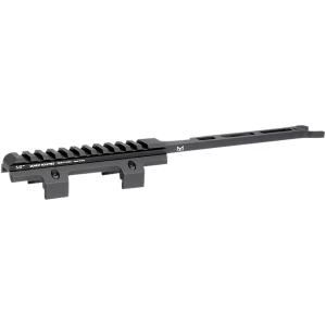 Midwest Industries HK MP5 Picatinny top rail M-LOK black, angled view