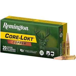 Remington Core-Lokt Copper .300 AAC Blackout 120 gr Jacketed Hollow Point 20rd box