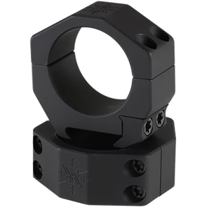 Seekins Precision 34mm extra-high scope rings, 1.26 inch model, matte black, 4-screw cap