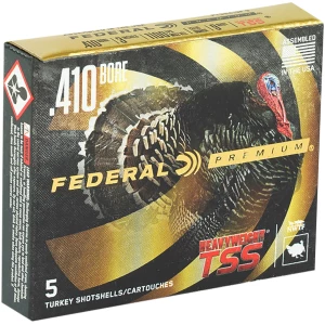 Federal Heavyweight TSS .410 Bore 3in 13/16oz #7 5-count shotshell box