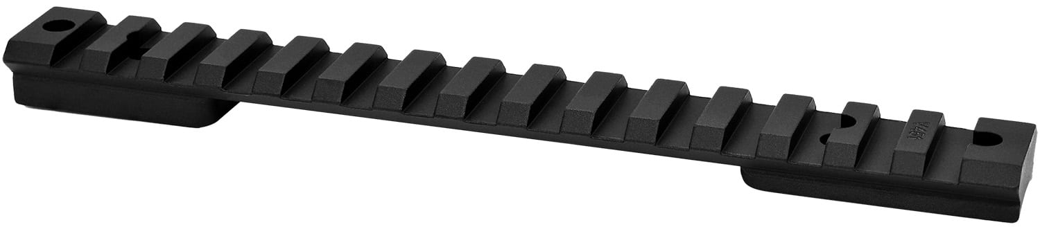 Warne Vapor Picatinny Rail Matte Black for Howa 1500 Long Action 0 MOA