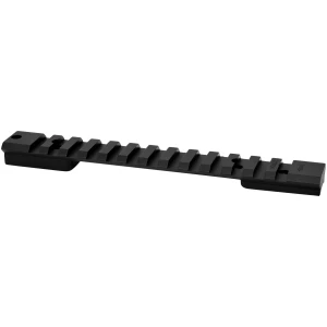 Warne Vapor Picatinny rail for Ruger American Long Action in matte black