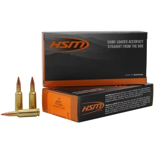 HSM 6mm ARC 75gr ammunition 20-round box