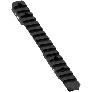 MDT 11 inch 20 MOA Picatinny scope rail for Remington 700 SA in black anodized aluminum
