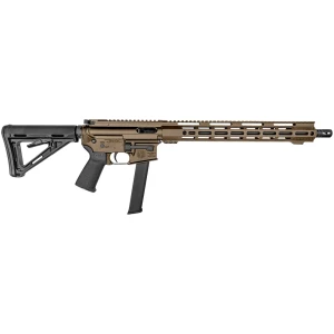 Diamondback DB1418P061 DB15  9mm Luger 32+1 16", FDE Rec/M-Lok Handgaurd, Carbon Lower, Black Magpul CTR Stock/K2 Grip, Flash Hider