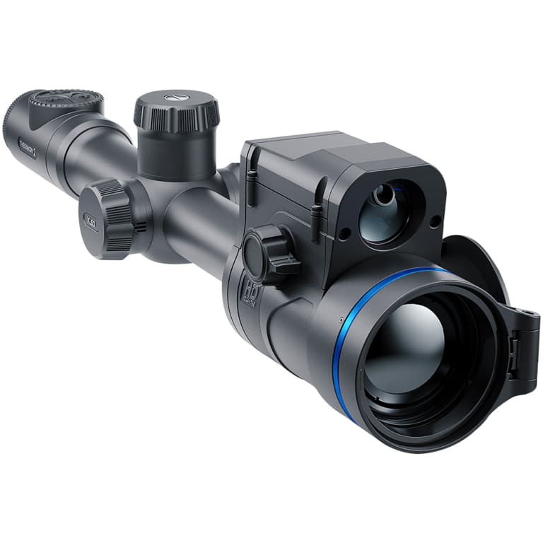Pulsar Thermion 2 LRF XL50 thermal rifle scope in black, 1.75-14x magnification, 50mm objective