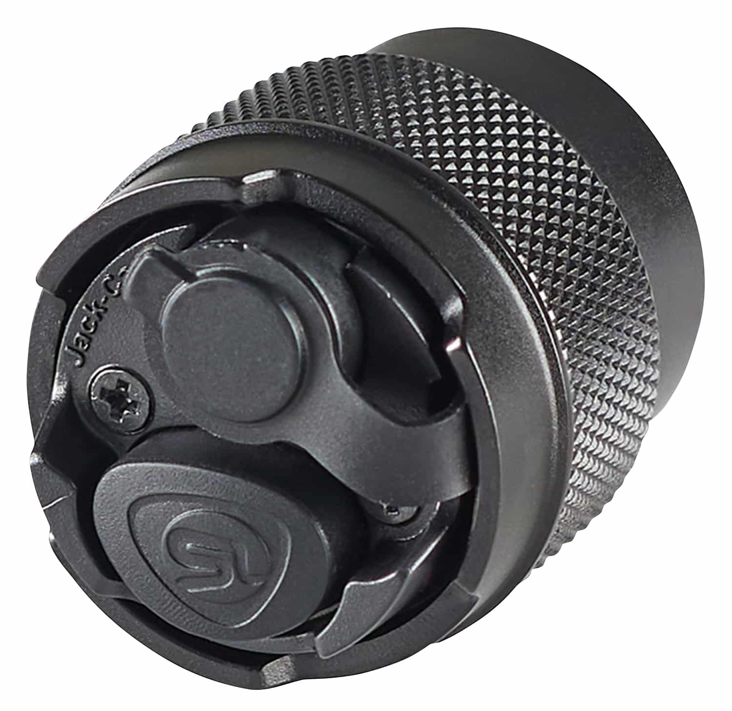 Streamlight Jack-Cap tail cap for ProTac Rail Mount HL-X Pro, black anodized aluminum