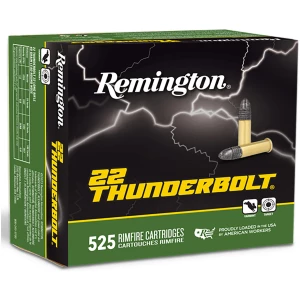 Remington Thunderbolt .22 LR 40 gr LRN ammunition 525-round box