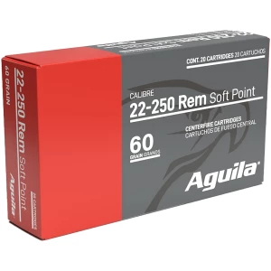 Aguila .22-250 Remington InterLock Boat Tail Soft Point 20rd box
