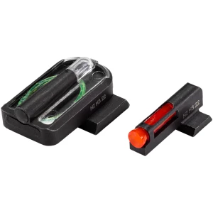 HiViz SG320FD21 FastDot  H3 Sight Set for SIG P320 Red Fiber Optic Front Sight-Green Tritium Rear Sight