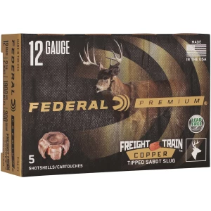Federal Premium Freight Train Copper Sabot Slug 12 Gauge 2-3/4in 300gr - 5rd box
