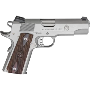 Springfield Armory Garrison 1911 .45 ACP 4.25-inch stainless with thinline wood grips