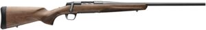 Browning X-Bolt 2 Hunter rifle 6.8 Western 24 in satin checkered walnut stock matte blued barrel