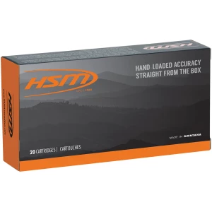 HSM 7mm Remington Magnum 160gr Pointed Soft Point ammunition 20 per box