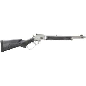 Marlin 1894 Trapper 16.1 in Satin Stainless Lever Rifle with Black Laminate Stock
