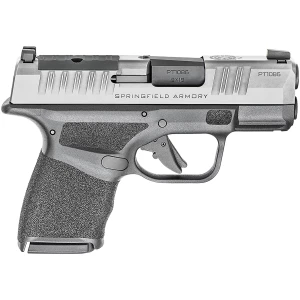 Springfield Armory Hellcat OSP 9mm 3-inch stainless slide black polymer frame with two 10-round magazines