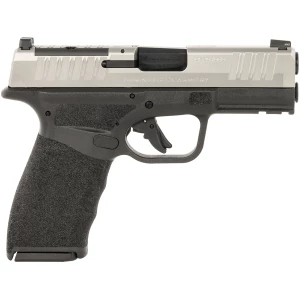 Springfield Armory Hellcat Pro OSP 9mm pistol, black frame, stainless optics-ready slide, 2x10rd mags
