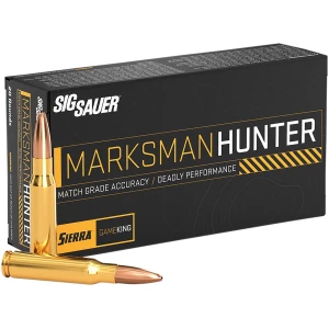 Sig Sauer Marksman Hunter GameKing .243 Win 85gr ammunition box