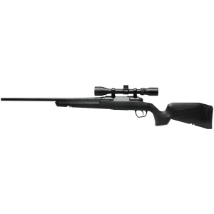 Savage Axis XP Compact 6.5 Creedmoor 20-inch black synthetic rifle with mounted 3-9x40 scope
