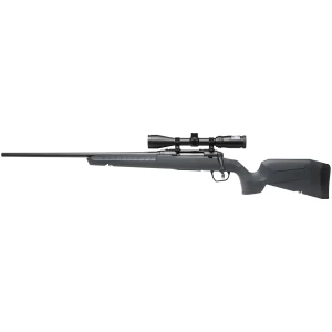 Savage AXIS 2 XP 25-06 Rem left-hand rifle with 3-9x40 scope and gray synthetic stock