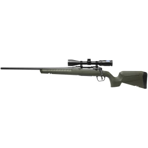 Savage Axis 2 XP Compact .243 Winchester 20in Left-Hand OD Green rifle with factory-mounted scope