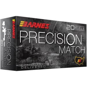 Barnes Precision Match 223 Remington 55 gr Match Burner 20-round box