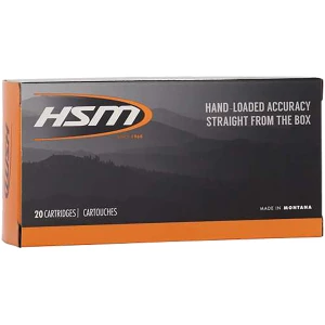HSM 45-70 Government 300gr Jacketed Hollow Point ammunition box