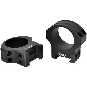 Warne HyperLite 30mm Medium Matte Black Scope Rings MagnaFusion Alloy