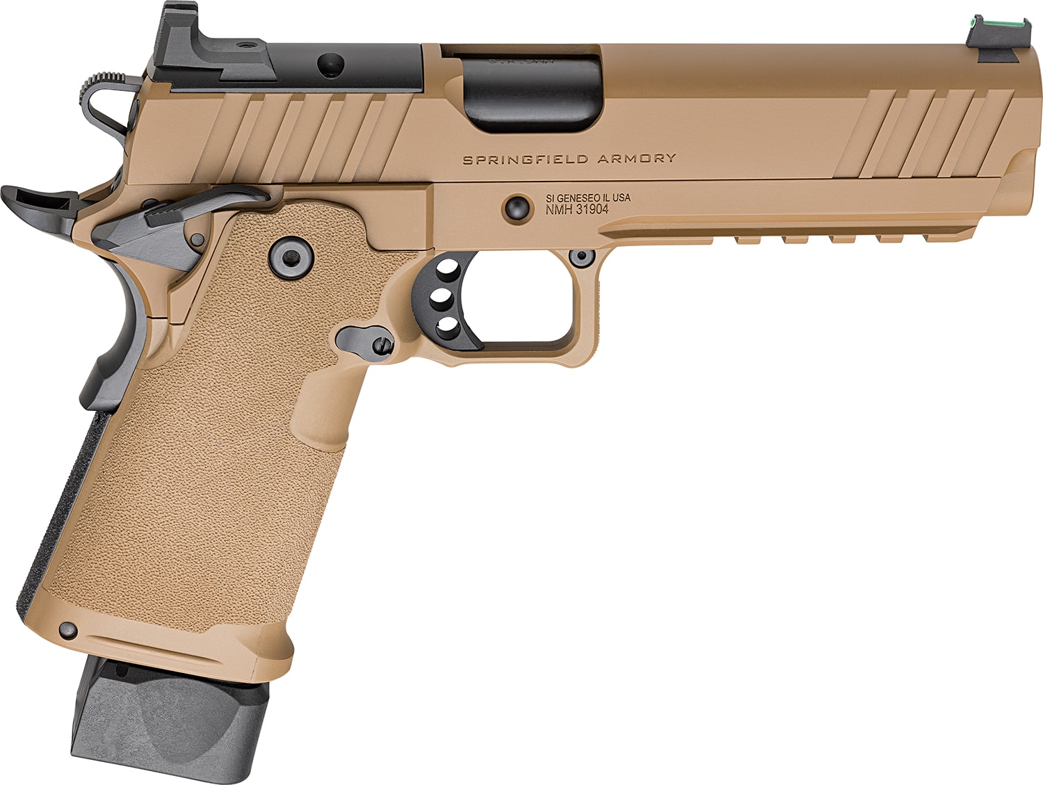 Springfield Armory 1911 DS Prodigy 9mm 5 inch Coyote Brown Cerakote optics-ready handgun