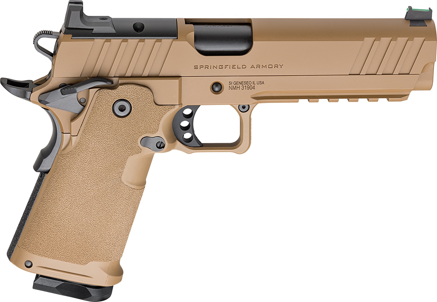 Springfield Armory 1911 DS Prodigy 9mm 5-inch Coyote Brown Cerakote pistol