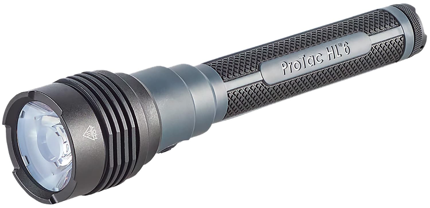 Streamlight ProTac HL 6 flashlight black anodized 5,300 lumens with SL-B48 batteries