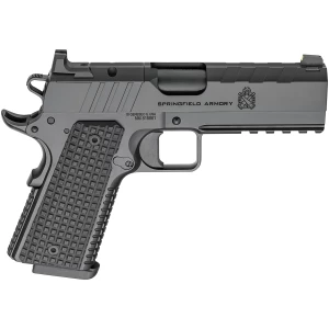 Springfield Armory Emissary AOS 1911 9mm Black Cerakote pistol with VZ G10 grips