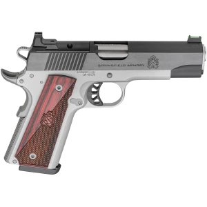 Springfield Armory Ronin 1911 AOS .45 ACP 4.25 inch two-tone pistol with wood laminate grips