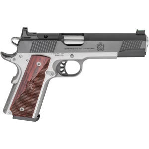 Springfield Armory 1911 Ronin AOS 9mm 5-inch blued slide stainless barrel wood grips