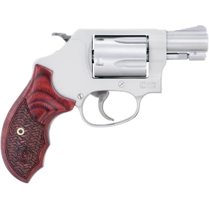 Smith & Wesson Performance Center Model 637 .38 Special 1.875 in revolver with basketweave wood grip