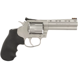Colt King Cobra Target .22 LR 4.25 in matte stainless revolver with black Hogue overmolded grip