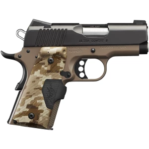Kimber Ultra Covert II .45 ACP 3-inch barrel Dark Earth KimPro II digital camo grips