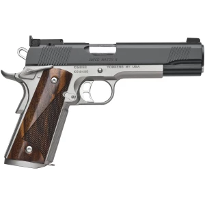 Kimber Super Match II 1911 .45 ACP 5-inch pistol with matte black slide, satin silver frame and walnut grips