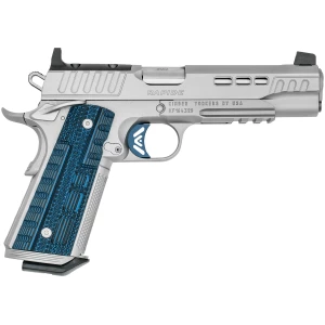 Kimber Rapide Ice 1911 .45 ACP stainless pistol with blue G10 grips