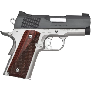 Kimber Ultra Carry II Two-Tone .45 ACP 3-inch pistol with rosewood grips