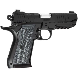 Kimber KDS9C 9mm pistol KimPro Black slide Black/Gray G-10 grip